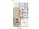 This is a first floor plan showing an owner's suite, kitchen, Gathering room, garage, and patio at 87 Addison Pond Ct # 12, Zebulon, NC 27597