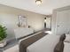 Inviting bedroom showcasing neutral tones, soft textures, and stylish decor for a relaxing retreat at 87 Addison Pond Ct, Zebulon, NC 27597