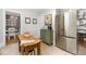 Functional kitchen featuring stainless steel appliances and hardwood floors at 903 S 2Nd St, Smithfield, NC 27577
