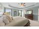 Spacious main bedroom with a walk-in closet and en-suite bathroom at 1002 Addington Lake Ln, Knightdale, NC 27545