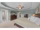 Large main bedroom with a walk-in closet and en-suite bathroom at 1002 Addington Lake Ln, Knightdale, NC 27545