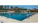 Resort style swimming pool with ample seating and adjacent playground, perfect for relaxing or entertaining Gathering and friends at 12217 Beestone Ln, Raleigh, NC 27614