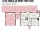 First floor plan featuring a spacious layout with patio, kitchen, living room and garage at 12709 Timberlane Ct, Raleigh, NC 27613