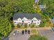 Aerial view of complex with ample parking at 2201 Mountain Mist Ct # 202, Raleigh, NC 27603