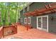 Spacious wooden deck perfect for outdoor entertaining and relaxation at 2300 Cowden Ct, Raleigh, NC 27612
