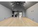 Spacious bonus room with a sleek wet bar and convenient access to outdoor areas at 3407 Churchill Rd, Raleigh, NC 27607