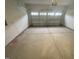 The spacious garage has an open floor plan with plenty of room for parking and storage at 400 Access Dr, Youngsville, NC 27596