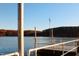 Waterfront fishing dock provides easy access to fishing and lakeside enjoyment, enhancing the community at 5049 Lundy Dr # 101, Raleigh, NC 27606