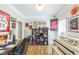 Stylish home office with a desk, piano, shelves, and unique decor, perfect for work and hobbies at 540 W Juniper Ave, Wake Forest, NC 27587