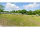Spacious and level backyard surrounded by a wooden fence, featuring mature trees and lush greenery at 71 Havistock Ct, Cameron, NC 28326