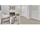 Bright room with a carpet floor, neutral walls, a work desk, and a window at 9 Little Sunshine Brk, Smithfield, NC 27577
