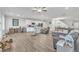 Open concept living area featuring kitchen, dining, and living spaces with plenty of room at 9 Little Sunshine Brk, Smithfield, NC 27577