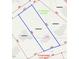 Image showing property lines, lot dimensions, and relevant parcel data at 90021 Hoey, Chapel Hill, NC 27517