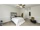 This cozy bedroom features carpet floors, ambient lighting, and provides a restful retreat at 9123 Thomas Rd, Rocky Mount, NC 27803