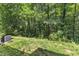 Lush backyard space featuring mature trees and greenery at 101 Oyster Bay Ct # B2, Cary, NC 27513
