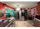Bright kitchen showcasing stainless steel refrigerators and spacious layout at 103 N Woods Rd, Henderson, NC 27536