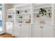 Stylish built-in shelving and cabinets provide ample storage and display space at 108 Ellsworth Pl, Chapel Hill, NC 27516