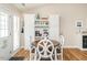 Bright dining area with built-in cabinets and lots of natural light at 1290 Pyrtle Dr, Graham, NC 27253