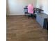 The office features durable vinyl flooring and is furnished with a desk and chair at 132 Rockfall Way, Rocky Mount, NC 27803