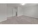 This carpeted bedroom has a base molding, electrical outlets, and is ready to be decorated at 19 Willow Green Dr, Clayton, NC 27527