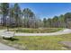 Scenic community park with walking trails, a serene pond, and seating for enjoying nature at 2003 Pilot Mountain Ct, Apex, NC 27502