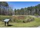 Beautiful community park showcasing a tranquil pond, walking path, and educational signage at 2003 Pilot Mountain Ct, Apex, NC 27502