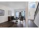 Bright and airy foyer with high ceilings and hardwood floors at 2003 Pilot Mountain Ct, Apex, NC 27502