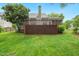 Expansive backyard featuring a deck, perfect for outdoor gatherings and enjoying the serene surroundings at 2030 Prairie Ridge Ct, Fuquay Varina, NC 27526