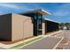 Exterior view of the community center with modern architecture and parking at 2030 Prairie Ridge Ct, Fuquay Varina, NC 27526