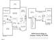Detailed floor plan of a two-story home showing room dimensions and layout at 2030 Prairie Ridge Ct, Fuquay Varina, NC 27526