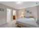 Cozy bedroom with carpet, ensuite bathroom, and walk-in closet at 204 Middlestone Ct, Wake Forest, NC 27587