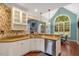 Kitchen area with countertops, sink, stainless steel appliances, and a lovely view at 204 Middlestone Ct, Wake Forest, NC 27587