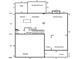 Floor plan showing kitchen, Gathering room, garage, foyer, dining room, and patio on the main level at 307 W Copenhaver Dr, Clayton, NC 27527
