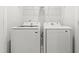 Bright laundry room featuring washer and dryer at 3101 Brellon Ln, Durham, NC 27703