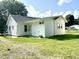 The exterior of the home and yard provide ample space for recreation and entertainment at 6 First St, Franklinton, NC 27525
