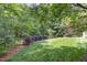 Lush backyard featuring green grass and healthy landscaping, enhancing the property's appeal at 605 Bear Tree Crk, Chapel Hill, NC 27517