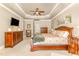 Spacious main bedroom with tray ceiling and -and- dressers at 605 Bear Tree Crk, Chapel Hill, NC 27517