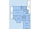 Floor plan of the upper level, showcasing the bonus room, bedrooms, and walk-in closets at 6648 Mafolie Ct, Raleigh, NC 27613