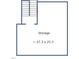 Floor plan showing storage area at 6648 Mafolie Ct, Raleigh, NC 27613