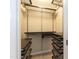 Walk-in closet with custom shelving and storage solutions at 6685 English Ivy Ln, Raleigh, NC 27615