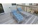 Relaxing deck area featuring two cushioned lounge chairs perfect for outdoor enjoyment at 904 Romeria Dr, Durham, NC 27713