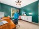 Inviting office featuring stylish decor, sleek furniture, and a comfortable workspace for optimal productivity at 102 Heritage Ridge Ct, Knightdale, NC 27545