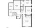 Upstairs floor plan showcasing the layout at 1025 Kingsway Dr, Apex, NC 27502