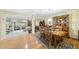 Open-concept dining area flows into the living room, perfect for entertaining at 13 Crosswinds Estates Dr, Pittsboro, NC 27312