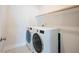 Laundry room featuring a new washer and dryer at 134 Cotten Dr, Morrisville, NC 27560