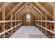 Unfinished attic space ready to be finished for added storage and living area at 188 Tuskeegee Dr, Smithfield, NC 27577