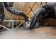 HVAC unit and duct work in unfinished attic space of new construction home at 188 Tuskeegee Dr, Smithfield, NC 27577