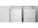 Functional laundry area featuring a modern washer and dryer set at 228 Moyer Dr, Graham, NC 27253
