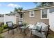 Charming backyard patio with cozy seating and a well-maintained exterior at 2331 Bernard St, Raleigh, NC 27608