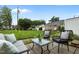 Inviting backyard with patio seating provides a relaxing outdoor space at 2331 Bernard St, Raleigh, NC 27608
